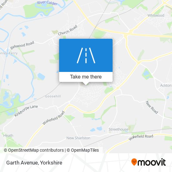 Garth Avenue map