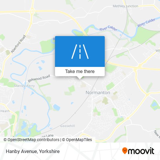 Hanby Avenue map