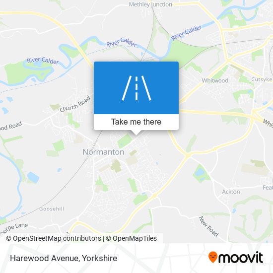 Harewood Avenue map