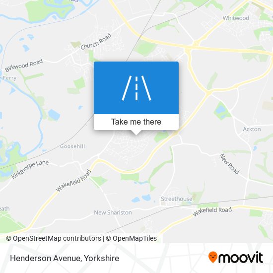 Henderson Avenue map