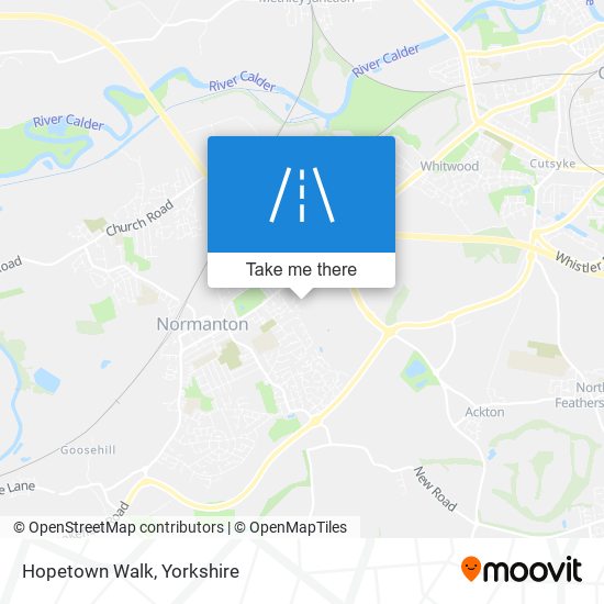 Hopetown Walk map