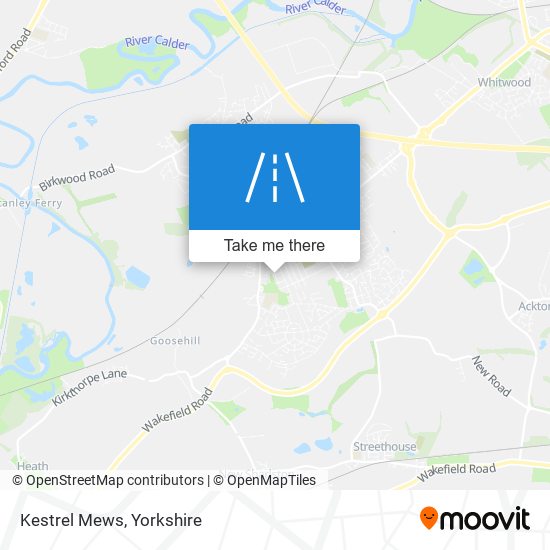 Kestrel Mews map