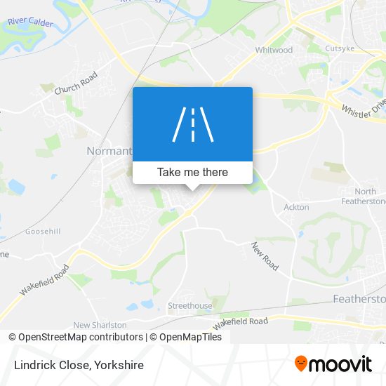 Lindrick Close map