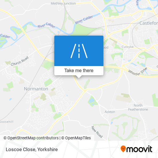 Loscoe Close map