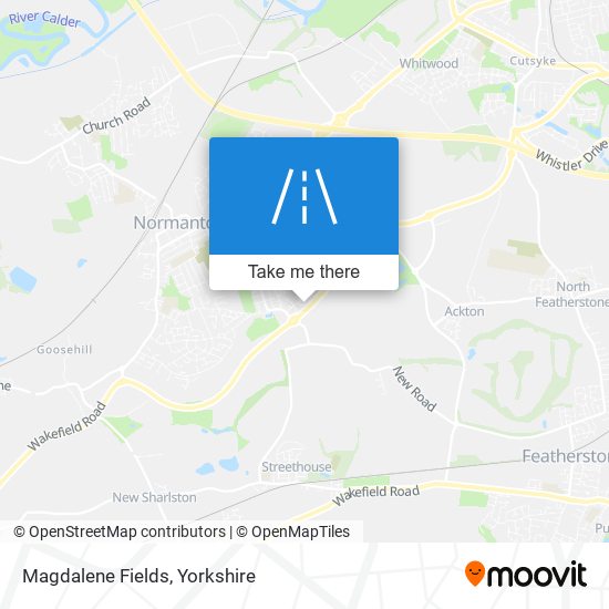 Magdalene Fields map