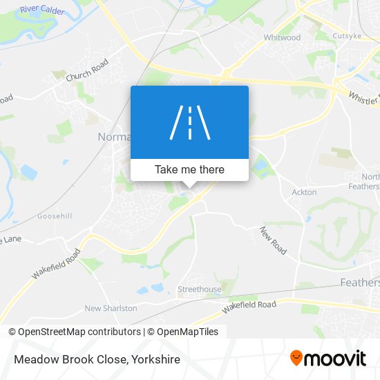 Meadow Brook Close map