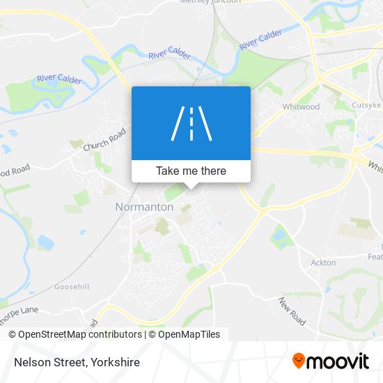 Nelson Street map