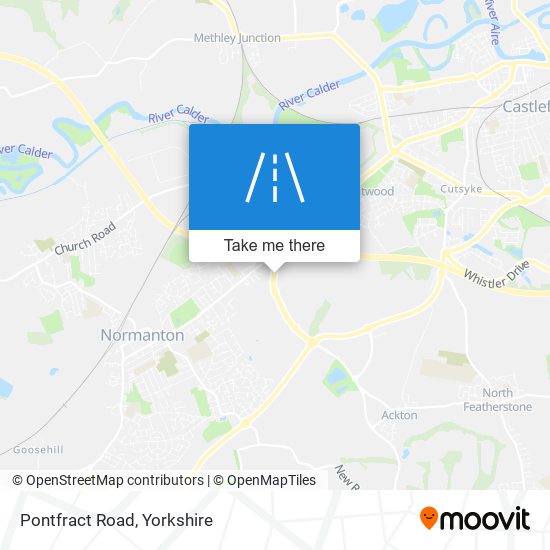 Pontfract Road map