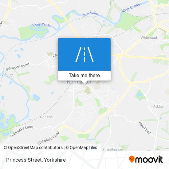 Princess Street map