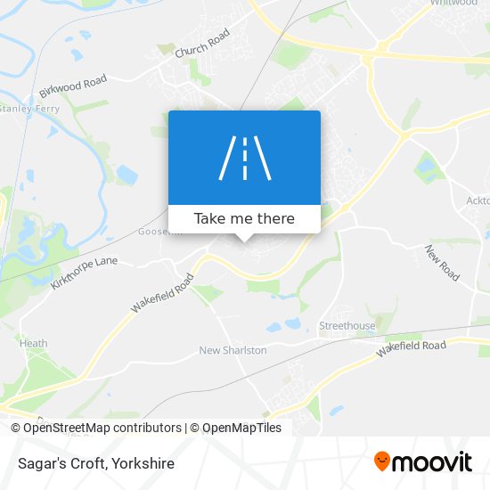 Sagar's Croft map