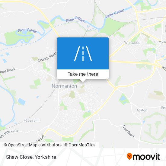 Shaw Close map