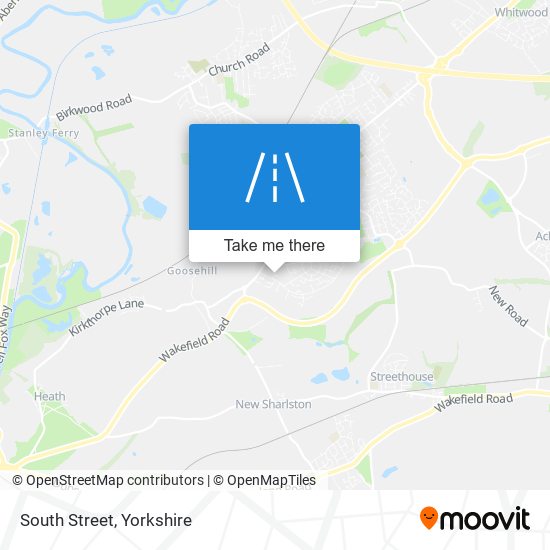 South Street map