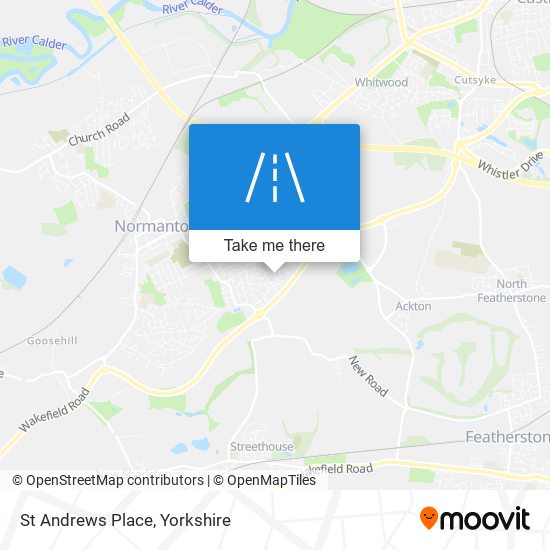 St Andrews Place map