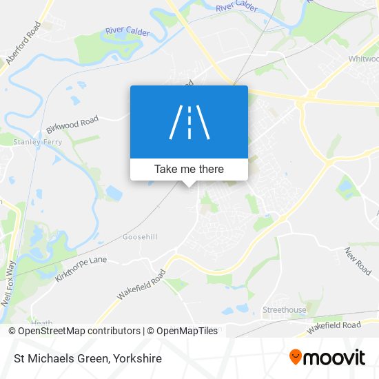 St Michaels Green map