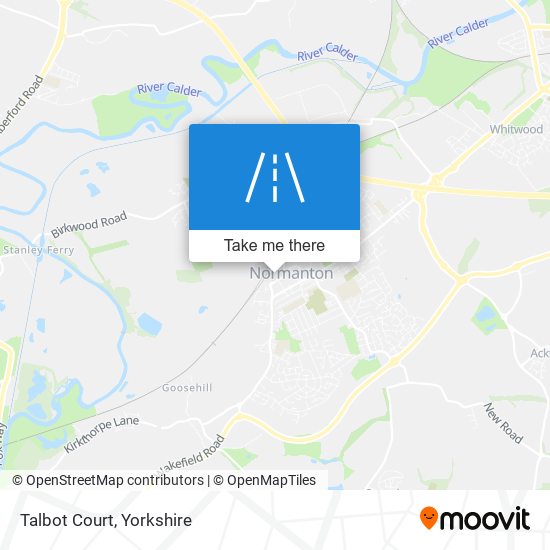 Talbot Court map