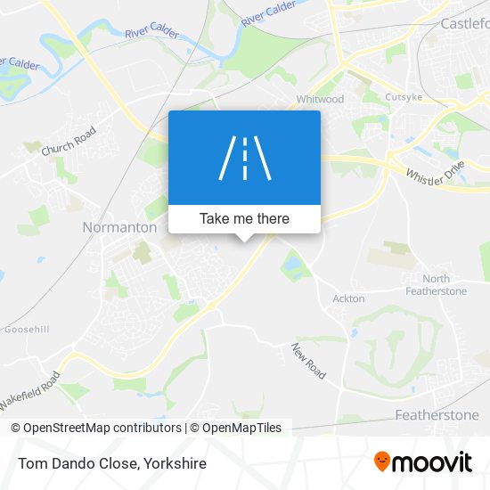 Tom Dando Close map