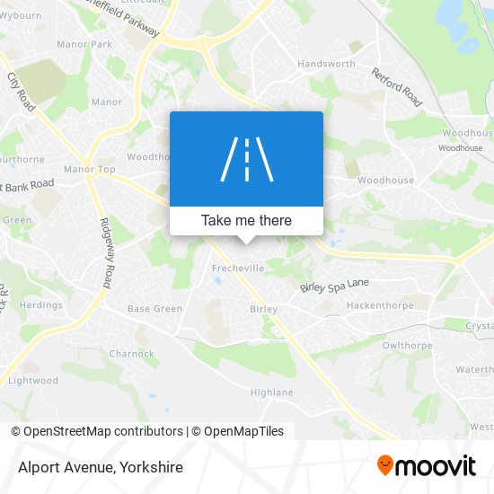 Alport Avenue map