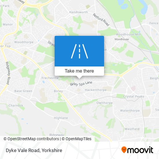 Dyke Vale Road map