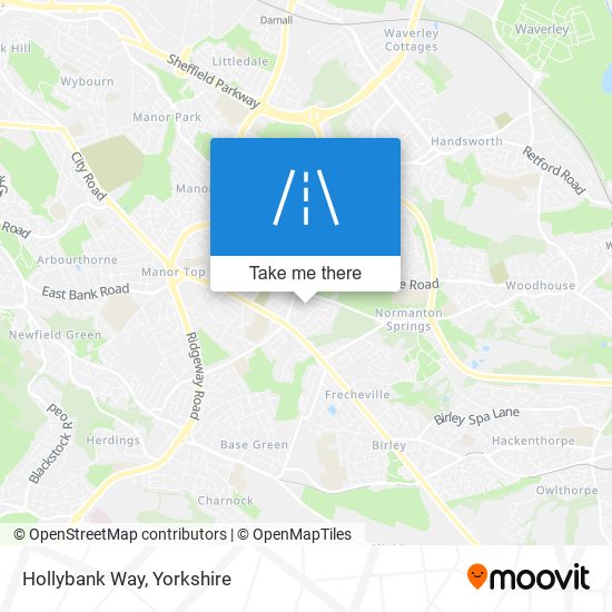 Hollybank Way map