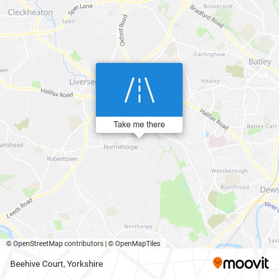Beehive Court map