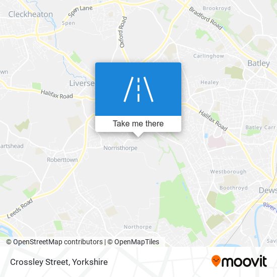 Crossley Street map