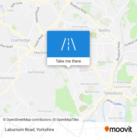 Laburnum Road map