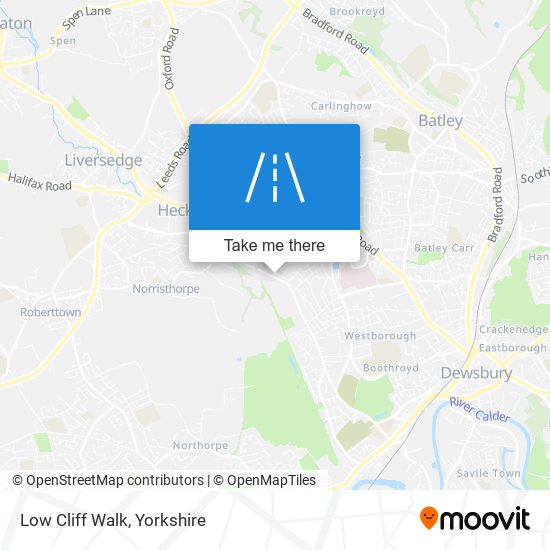 Low Cliff Walk map