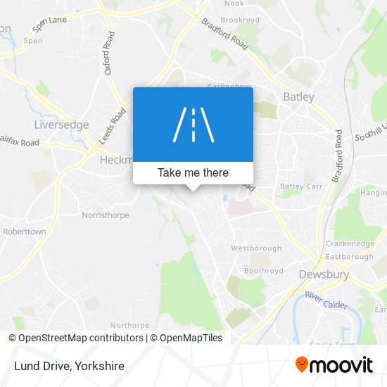 Lund Drive map