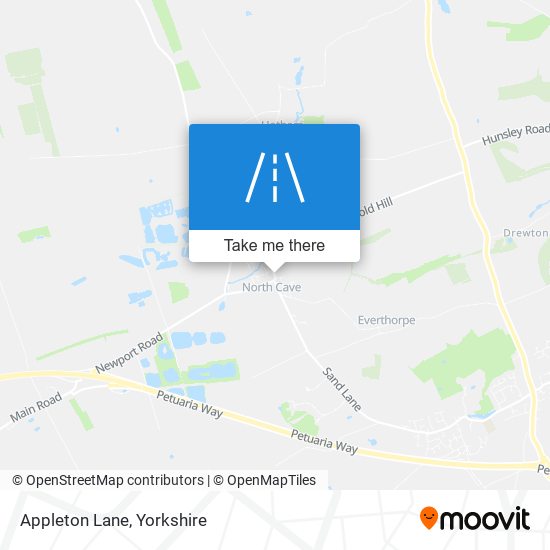 Appleton Lane map