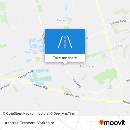 Ashtree Crescent map