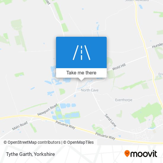 Tythe Garth map