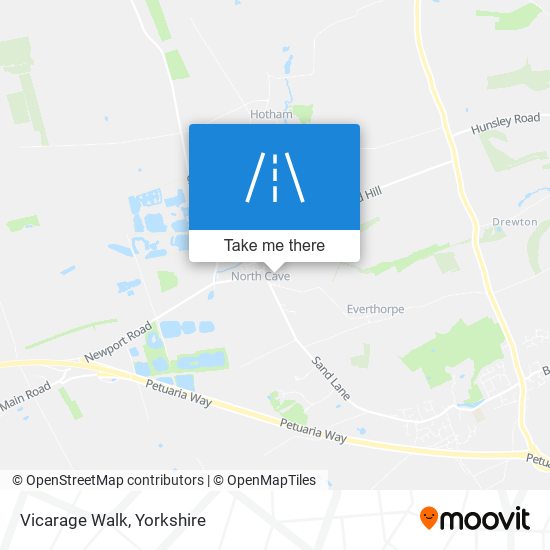 Vicarage Walk map