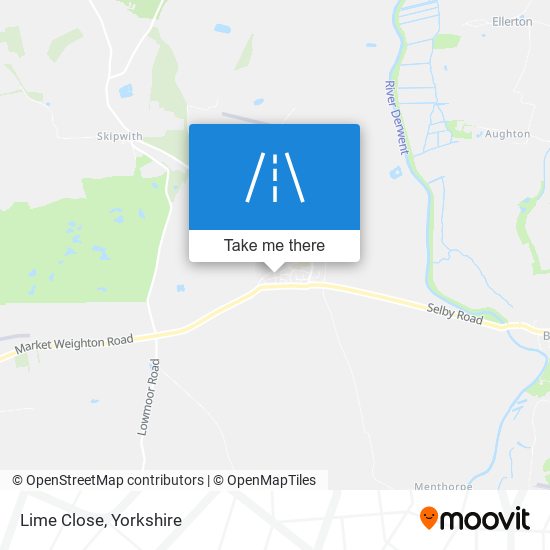 Lime Close map