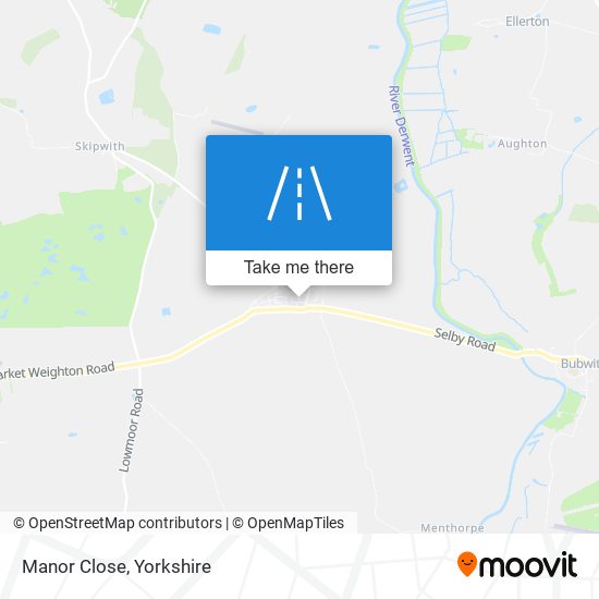 Manor Close map