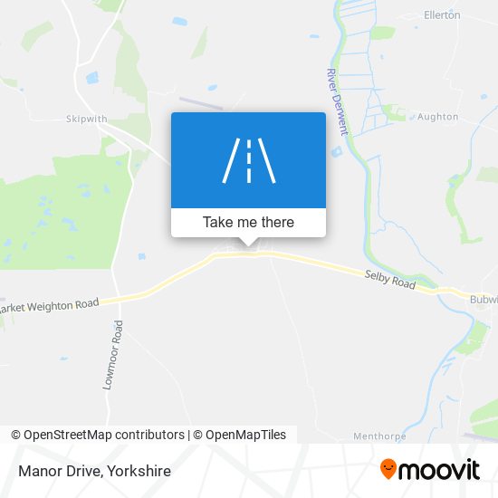 Manor Drive map