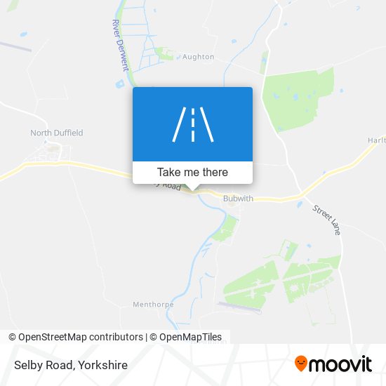 Selby Road map