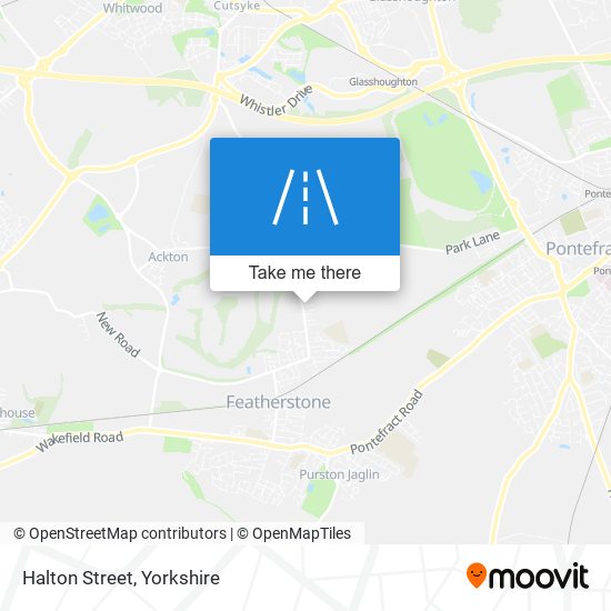 Halton Street map