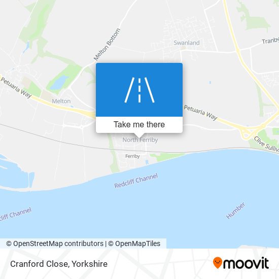 Cranford Close map