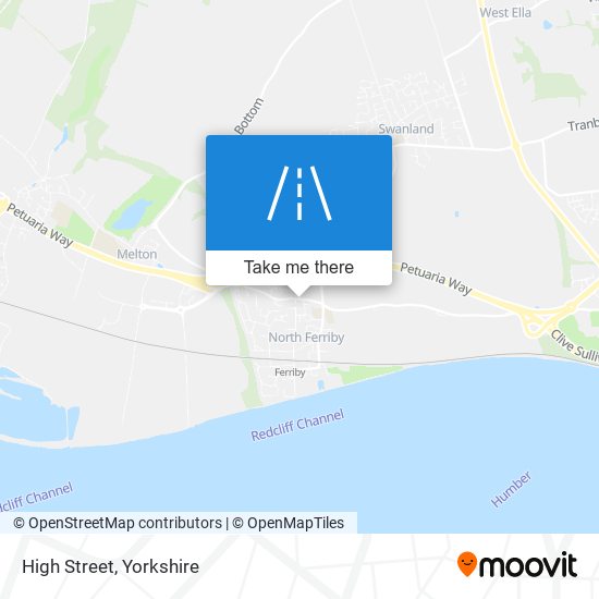 High Street map