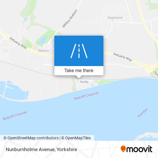 Nunburnholme Avenue map