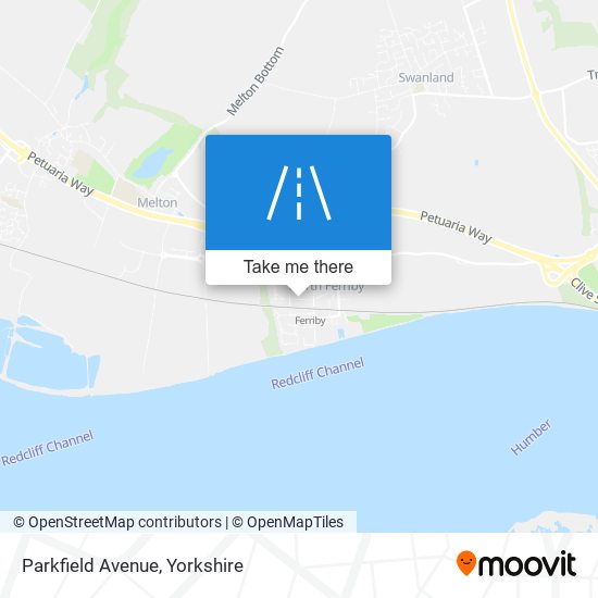Parkfield Avenue map