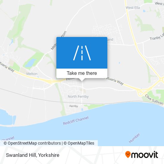Swanland Hill map