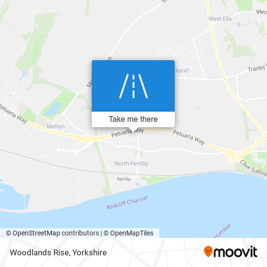 Woodlands Rise map