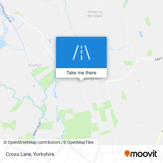 Cross Lane map