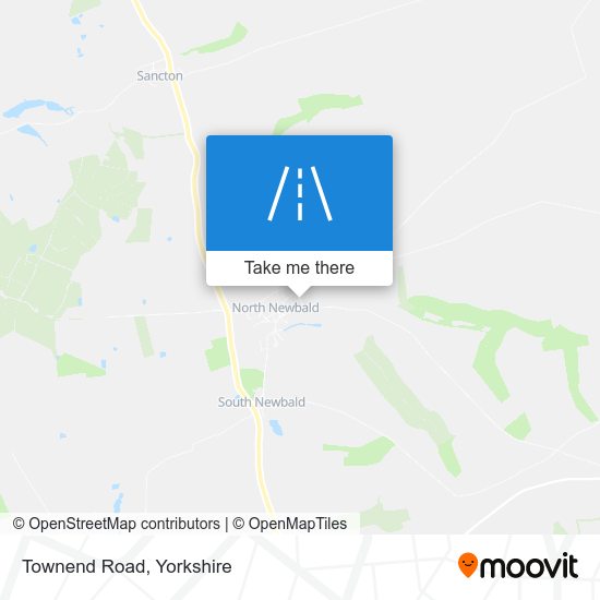 Townend Road map