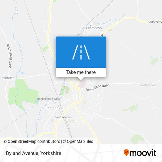 Byland Avenue map