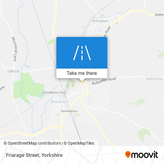 Friarage Street map