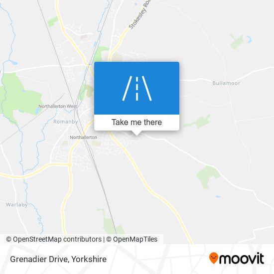 Grenadier Drive map
