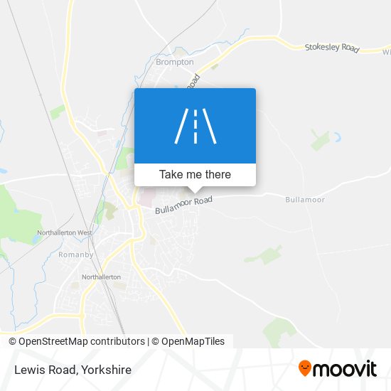 Lewis Road map