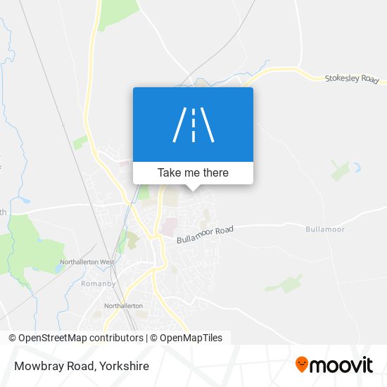 Mowbray Road map